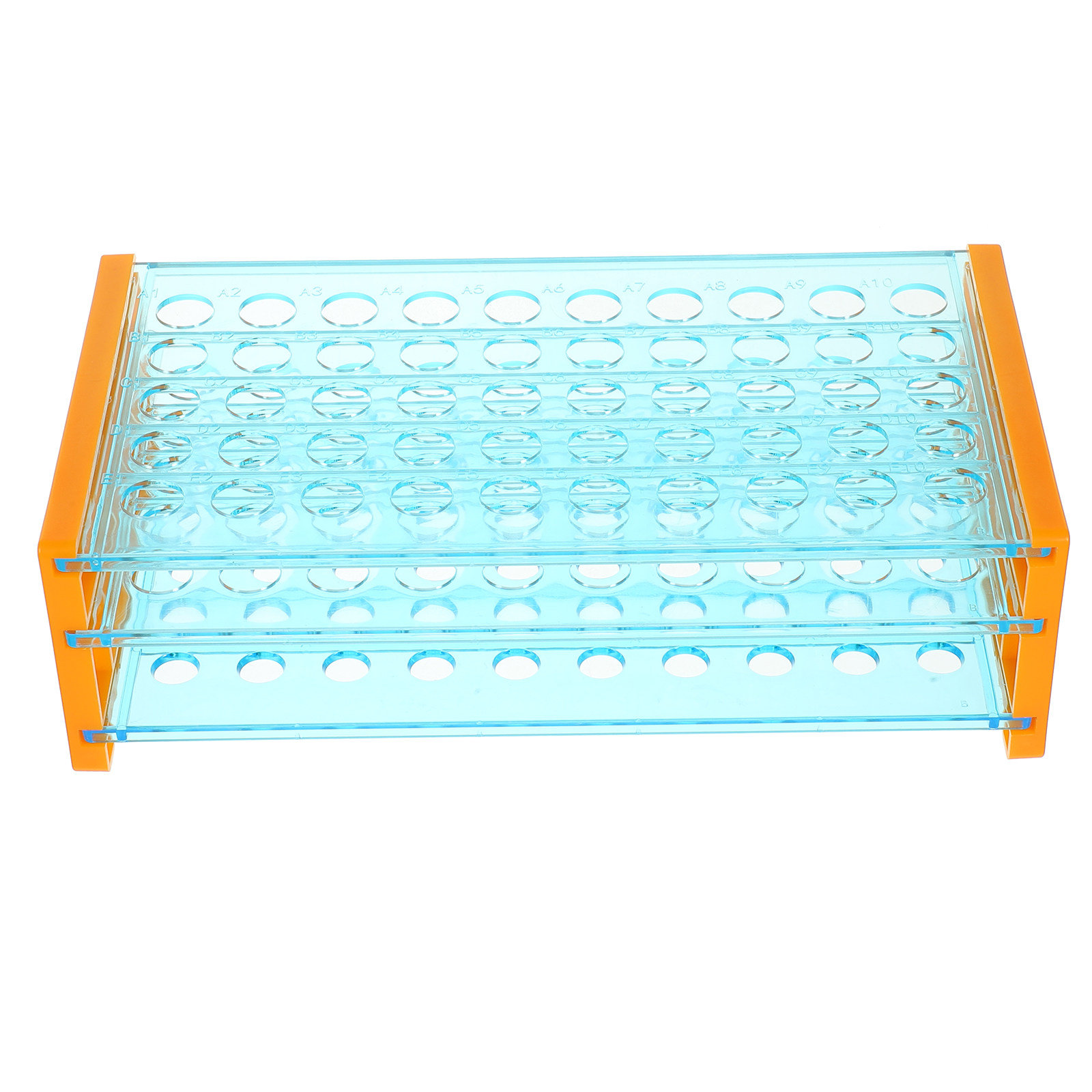 Centrifuge Tube Rack - 50-Hole Centrifuge Tube Rack Heavy-Duty Plastic