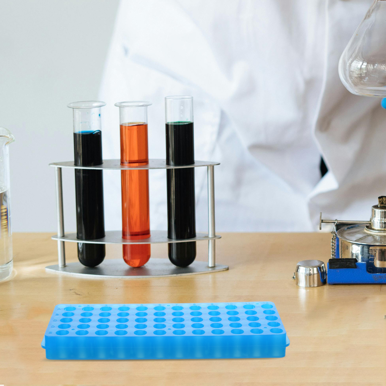 Centrifuge Tube Rack - 2Pcs Test Tube Holder Plastic Vial