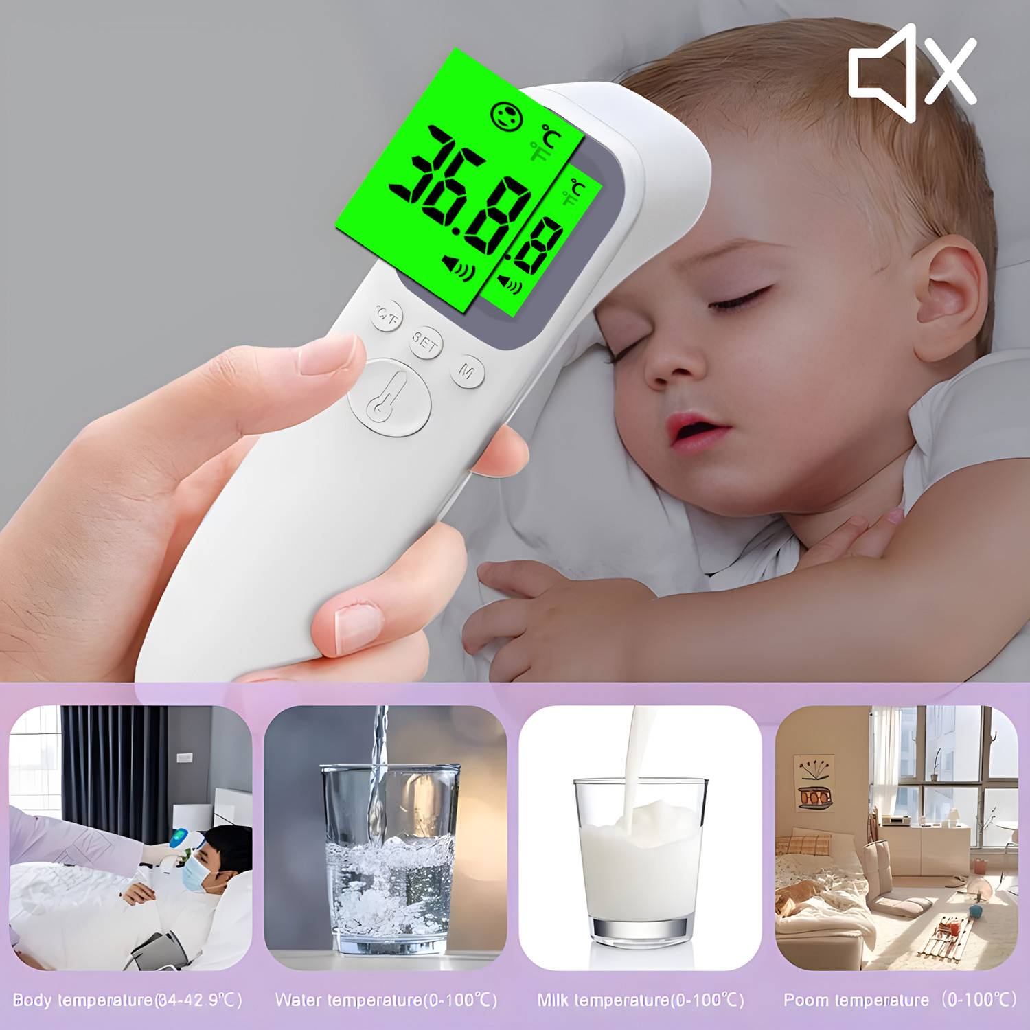 Medical Digital Non-Contact Th - огляд і ціна Digital Thermometer Infrared