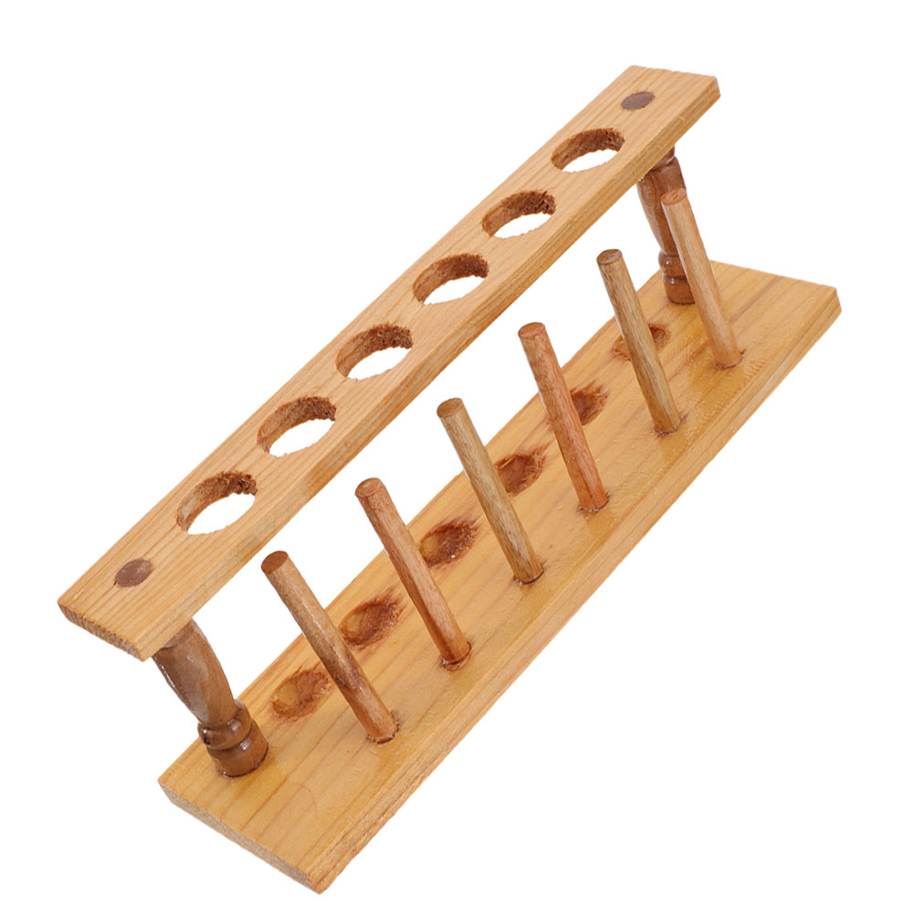 Natural Wood Test Tube Rack 6- - огляд і ціна Centrifuge Tube Rack