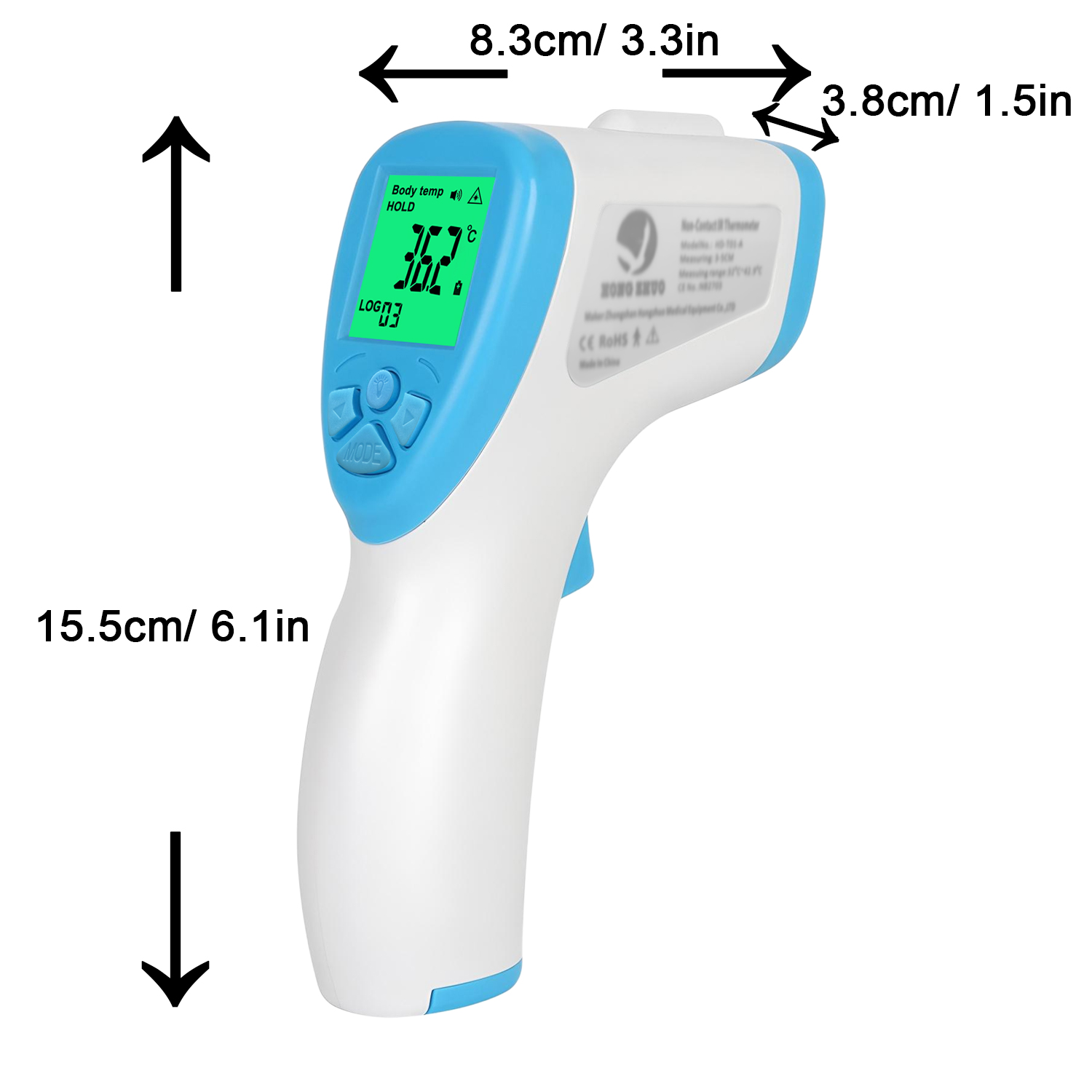 2 in 1 Non-contact Infrared Di - огляд і ціна Digital Thermometer Infrared