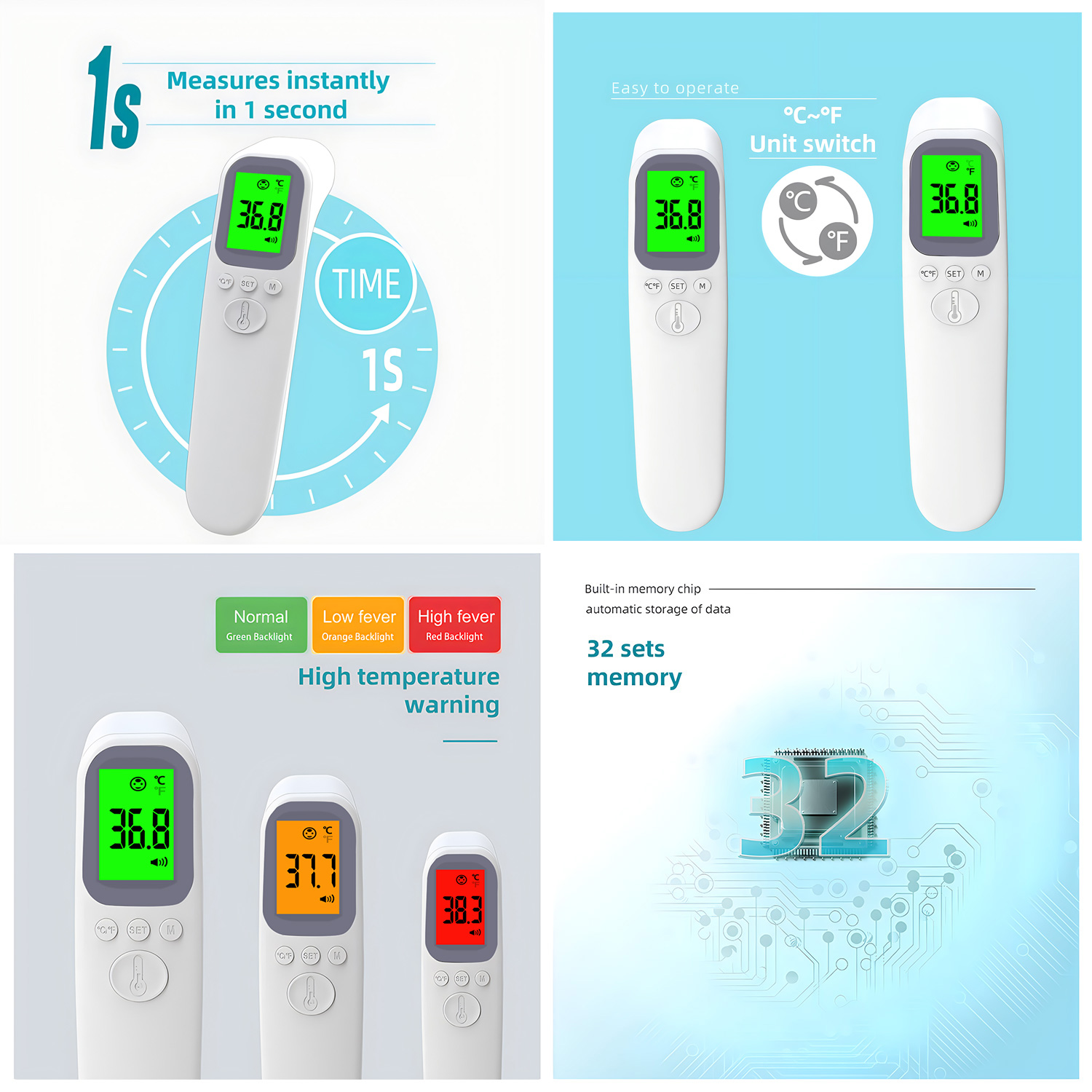 Digital Infrared Fever Thermom - огляд і ціна Digital Thermometer Infrared