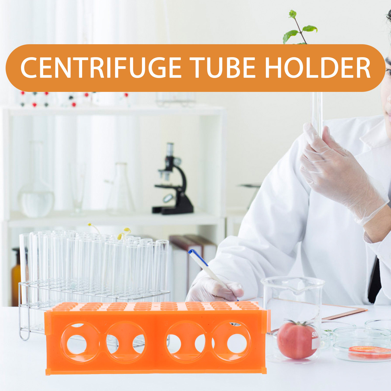 2Pcs Premium Thickened Plastic - огляд і ціна Centrifuge Tube Rack
