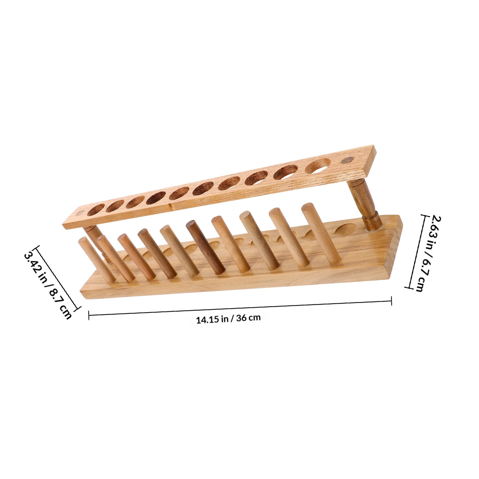 Wooden Test Tube Rack 10 Holes - огляд і ціна Centrifuge Tube Rack