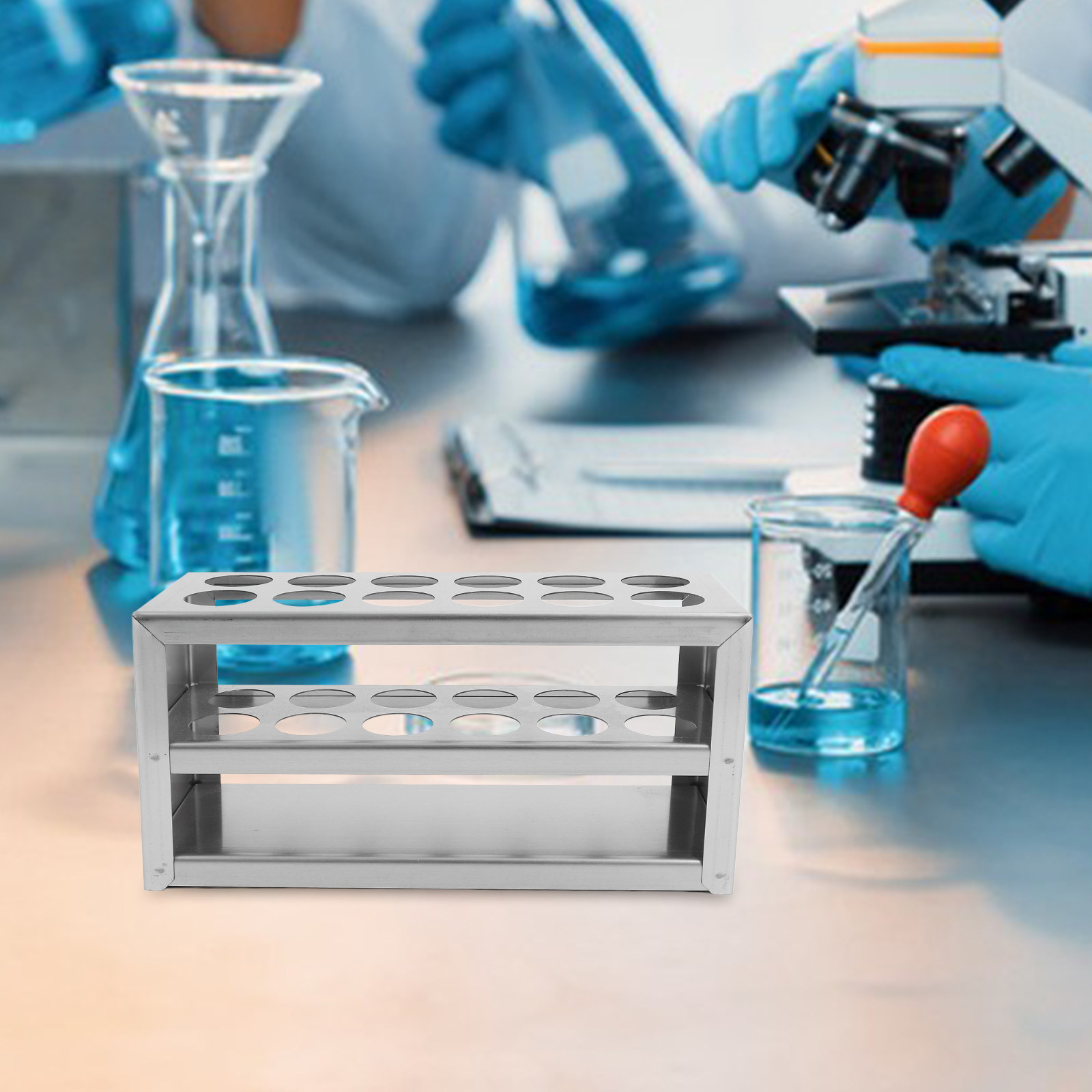 12-Slot 40-Hole Test Tube Rack - огляд і ціна Centrifuge Tube Rack