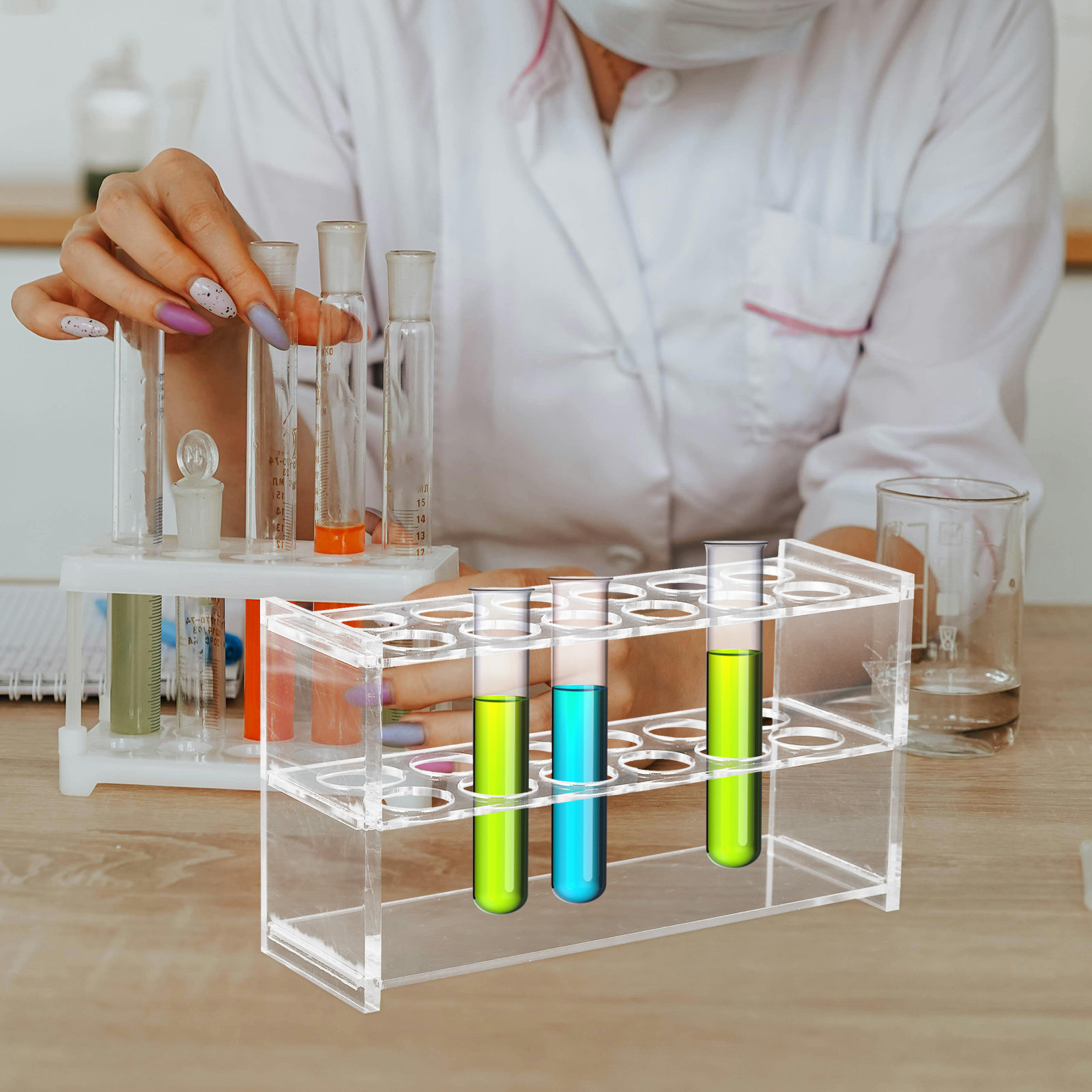 Test Tube Organizer 6 Slots Co - огляд і ціна Centrifuge Tube Rack